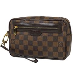 ルイ・ヴィトン Louis Vuitton ポシェット ビエ マカオ クラッチバッグ セカンドバッグ ダミエ ブラウン N61739 メンズ 【中古】