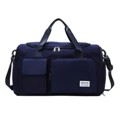 【人気商品】[Manatsulife]スポーツバッグ ボストンバッグ ジムバック 旅行バッグ シューズ収納 大容量 防水 4way メンズ レディース ユニセックス 乾湿分離 アウトドア ゴルフバッグ 機内持込 ダッフルバッグ 336 (ネイビー L)