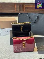 【今日特価】YSL Sunset 22cm サンセット 22cm プリンセスムン コピー タイガーストライプレザー（22×16cm）