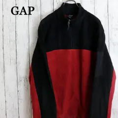 00's　GAP　オールドギャップ　バイカラー　ハーフジップ　フリースジャケット