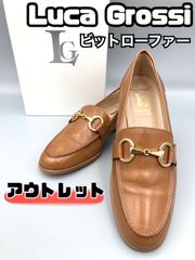 043)Luca Grossi ルーカグロッシ ビットローファー 37.5 2E