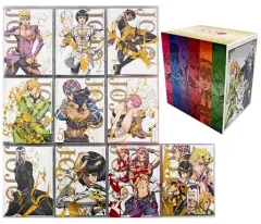 【中古】アニメBlu-ray Disc ジョジョの奇妙な冒険 黄金の風 初回仕様版 全10巻セット(アニメイト全巻収納BOX付き)