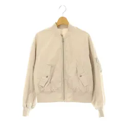 ジルスチュアート JILL STUART チャベル中綿ブルゾン ジャケット ジップアップ S ベージュ /MY ■OS ■SHのサムネイル