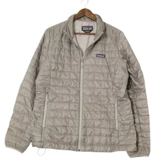 patagonia パタゴニア ナノパフジャケット PRIMALOFT アウトドア グレー (レディース XL) 中古 古着 A2072