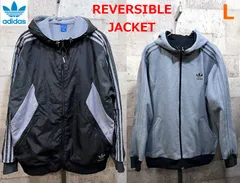 アディダス オリジナルス リバーシブルジャケット L メンズ adidas ウインドパーカー フリースパーカー