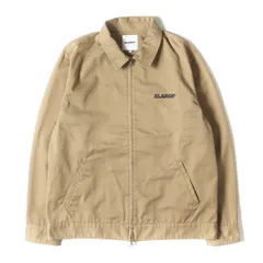 X-LARGE エクストララージ ジャケット ベージュ サイズ:XL | ゴリラロゴ T/Cツイル スイングトップ ジャケット | アウター ブルゾン 上着【メンズ】【中古】