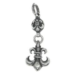 CHROME HEARTS クロムハーツ（原本無） 1BALL BS FLEUR 1ボール BSフレア チャーム ペンダントトップ シルバー系【中古】
