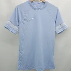 ◇ ⊂ NIKE ナイキ スポーツ メッシュ ロゴ 半袖 トレーニングウエア サイズM ライトブルー系 レディース E  【1508060026279】