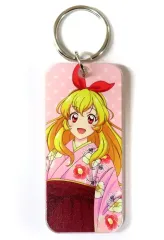 【中古】キーホルダー 星宮いちご(背景模様) 「アイカツ! 10th STORY ～未来へのSTARWAY～ in 浅草花やしき 描き下ろし 袴ver. トレーディングアクリルキータグ」