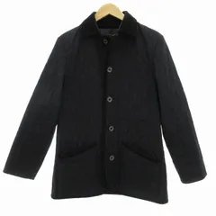 マッキントッシュフィロソフィー MACKINTOSH PHILOSOPHY キルティングジャケット 中綿ブルゾン ストライプ 36 S 紺 ネイビー /UO 1018 IBO55のサムネイル