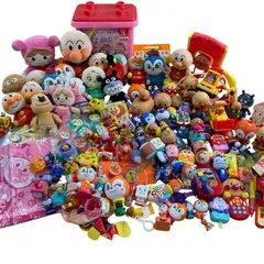 ★  アンパンマン あんぱんまん グッズまとめ ぬいぐるみ フィギュア ソフビ ブロックバケツ ドキンちゃん ばいきんまん 他 現状品 6.6kg