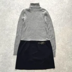 UNTITLED アンタイトル　タートルネックワンピース 古着