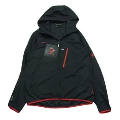 Mammut マムート 1010-09200 SALOBER Jacket サロバー フード付き ロゴ ジャケット ブラック系 レッド系 L【中古】のサムネイル