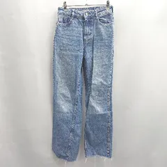 ◇ Θ ZARA ザラ デニムパンツ サイズ34 ブルー レディース E  【1412260030151】