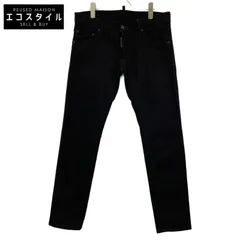 DSQUARED2 ディースクエアード S71LB0417 Regular Clement Jean ﾌﾞﾗｯｸﾃﾞﾆﾑ 48