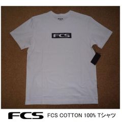送料無料▲FCS COTTON 100% 半袖Tシャツ　M・白　(新品)