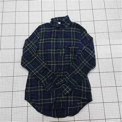 ◇ Θ Sonny Label チェック コットン混 長袖 シャツ ブラウス サイズF ネイビー系 レディース E  【1509100080916】