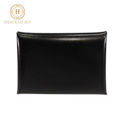 【新品】HERMES エルメス カルヴィ デュオ B刻 2023年 ボックスカーフ ブラック ノワール 黒 シルバー金具 カードケース コインケース レディース メンズ