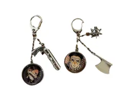 鬼滅の刃　日輪刀 チャーム　2種セット　( 悲鳴嶼行冥 & 不死川玄弥 )