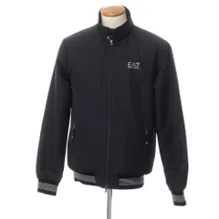 【中古】【未使用】エンポリオ アルマーニ EMPORIO ARMANI EA7 ポリエステル 中綿 スイングトップ ブルゾン ブラックxグレー【サイズM】【メンズ】のサムネイル