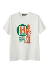 HYSTERIC GLAMOUR ヒステリックグラマー 02251CT14 H HOURS Tシャツ WHITE 正規通販 メンズ