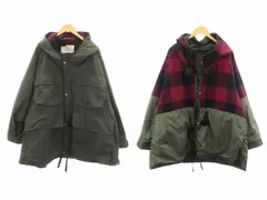 ミスターハリウッド N.HOOLYWOOD × ウールリッチ WOOL RICH 23AW MOUNTAIN PARKA ジャケット ジャンパー ブルゾン フード ジップアップ 40 チャコールグレー /ES ■OSのサムネイル