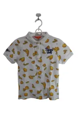 【美品】BEAMS GOLF(ビームスゴルフ) ポロシャツ レモン柄 レディース M ゴルフ用品 2410-0736 中古