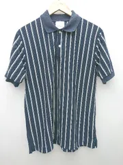◇ MACKINTOSH マッキントッシュ ストライプ 半袖 ポロシャツ サイズ40 ネイビー ホワイト メンズ P  【1405290013089】のサムネイル