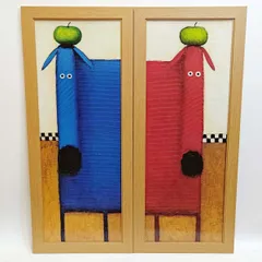 ダニエル　パトリック　ケスラー （Kessler）アートフレーム　犬の絵画 楽天市場】ダニエル パトリック ケスラー（Kessler）レッド