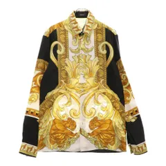 VERSACE (ヴェルサーチ) 総柄 ロングスリーブシャツ 長袖 シルクシャツ マルチカラー 1008274のサムネイル