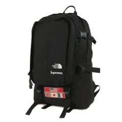 Supreme シュプリーム バッグ 14SS THE NORTH FACE Expedition Backpack ノースフェイス 国旗ワッペン エクスペディション バックパック ブラック 黒 コラボ カバン【メンズ】