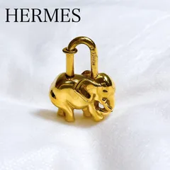 HERMESカデナチャーム象GP 楽天市場】エルメス カデナ チヤーム ペンダントトップ ゴールド