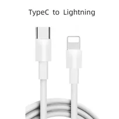 iPhone TypeC to Lightning充電ケーブル ホワイト iPad iMac MacBook