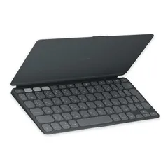 ロジクール KEYS TO GO 2 for iPad ワイヤレス キーボード iK1043GRA 薄型 軽量 222g Bluetooth ワイヤレスキーボード 無線 Easy-Switch 日本語配列 電池寿命36ケ月 Mac iPad iOS iK1
