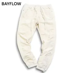 BAYFLOW ベイフロー 秋冬 コーデュロイ★ イージー ストレッチ ジョガー パンツ Sz.2 メンズ