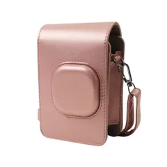 ☆ ピンク ☆ チェキケース instax mini LiPlay 専用ケース ykcaiulcase かわいい チェキ ケース instax mini LiPlay 専用ケース カメラケース 88×136cm レザー調 ストラップ付属 携帯 シンプル カバー