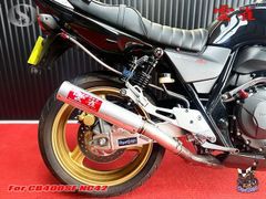 CB400SF NC42用 純正エキパイ対応  ワンズ管 雲雀 ヒバリVer スリップオンマフラーSet