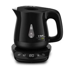 2)ブラック_4)1.2L/7段階温度調節 ティファール 電気ケトル 0.8L 温度調節 8段階 転倒お湯もれロック 「アプレシア ロック コントロール エコ ブラック」 省スチーム設計 保温 KO8418JP
