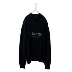 エクストララージ ハーフジップ ニット X-large Half Zip Embro Sweater ブラック Lサイズ 01194304