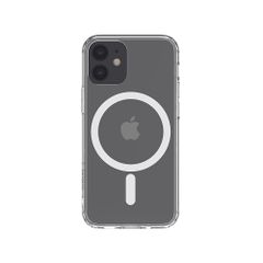 【在庫処分】12 mini 用クリアケース iPhone MagSafe対応 抗菌 薄型 超耐衝撃 Belkin ソフトTPU ストラップホール付き MSA001btCL-A