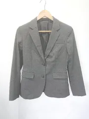 ◇ Θ ユニクロ 長袖 ジャケット サイズM ダークグレー系 レディース E  【1503040005695】