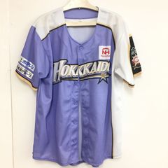 北海道日本ハムファイターズ ユニファーム フリーサイズ パープル 半袖 ポリエステル100% ミズノ 25d菊ST⑧