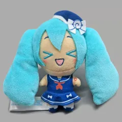 【中古】ぬいぐるみマスコット・ぬいぐるみバッジ 初音ミク(青セーラー) マスコット ～マリンスタイル～(EX) 「初音ミク×シナモロール」
