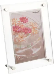 未使用品 ナカバヤシ デポリ フォトフレーム L判 ホワイト F-TP-111-W【送料無料】【メール便でお送りします】代引き不可