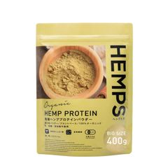 HEMPS 有機ヘンププロテインパウダー 400g 有機麻の実由来のプロテイン