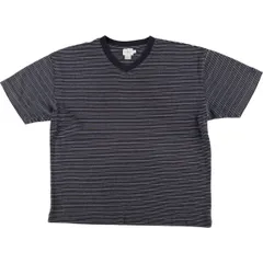古着 90年代 カルバンクライン Calvin klein JEANS ボーダー柄 半袖VネックTシャツ メンズL相当 ヴィンテージ/eaa562010のサムネイル