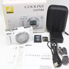 Nikon ニコン　COOLPIX S9700 白 ニコン COOLPIX S9700 ﾎﾜｲﾄ【1605万画素】 コンパクトデジタル