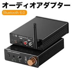 Bluetooth 6.0 オーディオ受信機 トランスミッターオーディオアダプタ テレビ用USB再生 Bluetooth通話 3Dサラウンド ステレオ サウンド音楽 内蔵FMラジオ 内蔵DSPデコードチップ リモコン付き スマホ二台接続可能