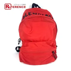 BALENCIAGA バレンシアガ リュックサック ウィール ロゴ WHEEL バックパック 507460 ナイロン レッドのサムネイル