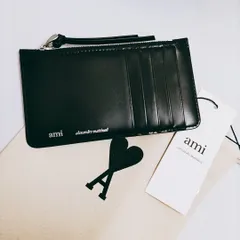 AMIParis アミパリ ラウンドウォレット ジップコインバース コインケース AMI Alexandre Mattiussi 【BOX付属】AMI PARIS アミパリス
